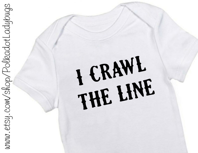 I Crawl the Line Infant Creeper