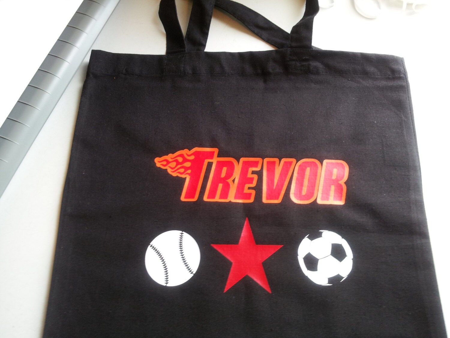 Kids Sport Themed Tote Bag Custom Tote Bags Any Name and Etsy