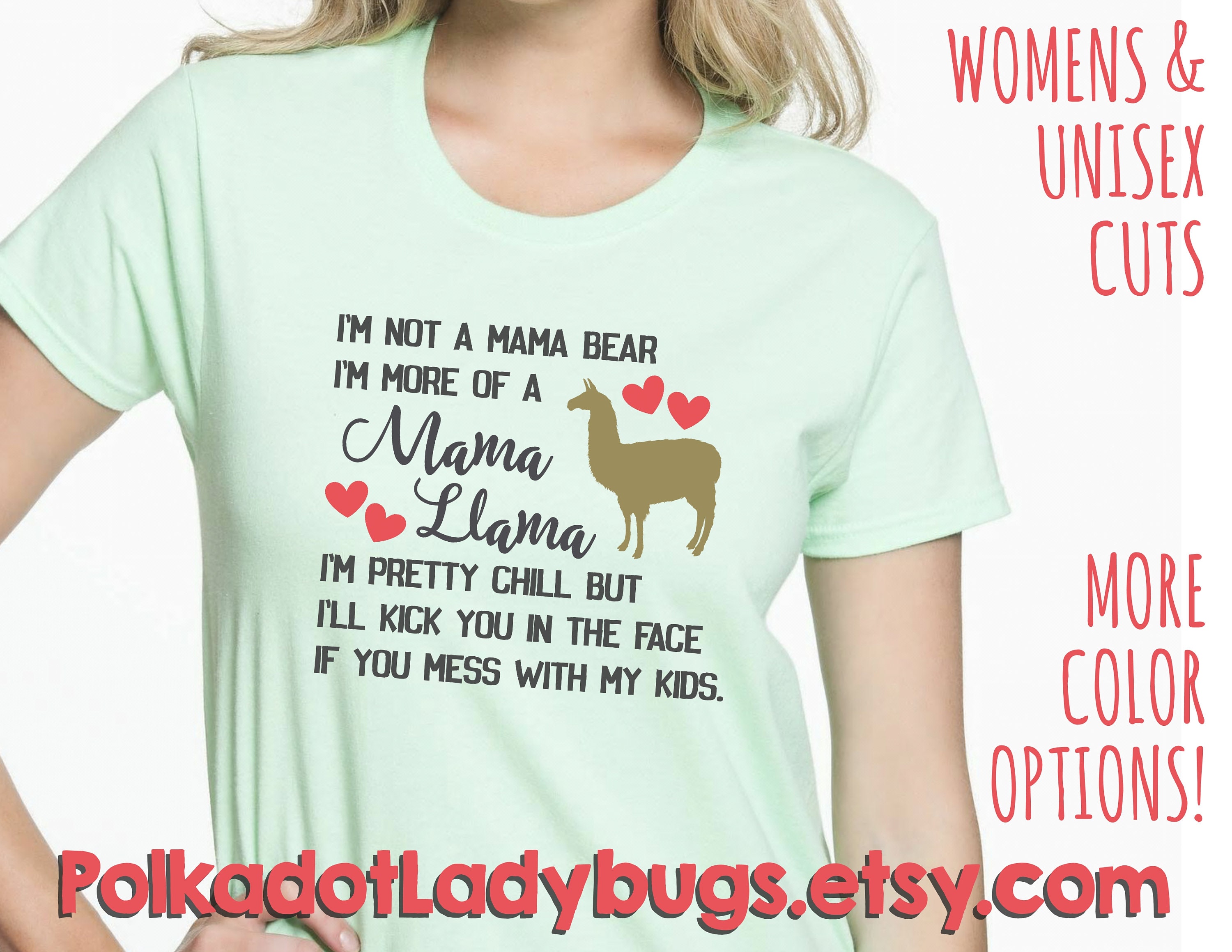 I'm Not A Mama Bear I'm More Of A Mama Llama Vintage Shirt I'm Not A Mama Bear I'm More Of A Mama Llama Vintage Shirt