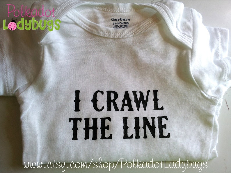 I Crawl the Line Infant Creeper