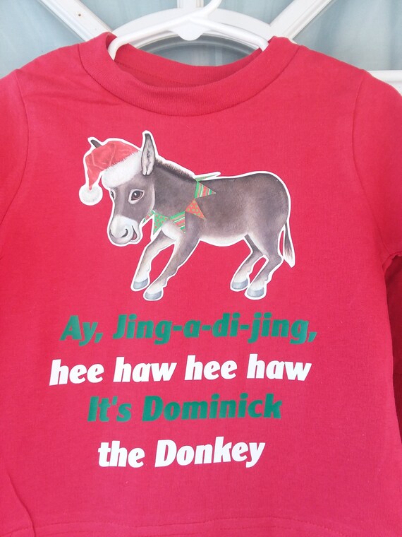 Dominick the donkey t shirt Clearance