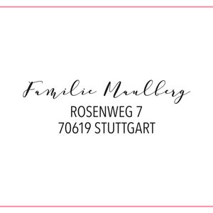 Stamp Address | Family Name #86