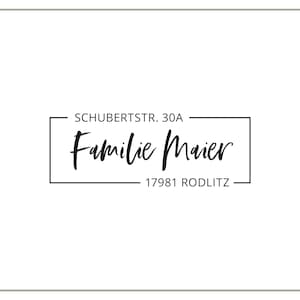 Stamp Address | Family Name #171