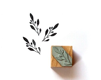 Motivstempel Blatt | F