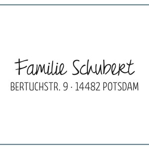 Stamp Address | Family Name #54
