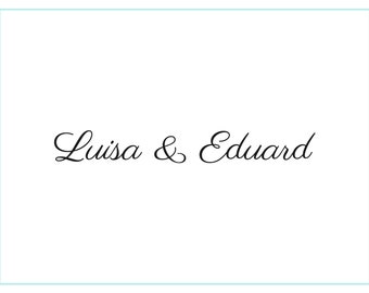 Custom Wedding Stamp #4