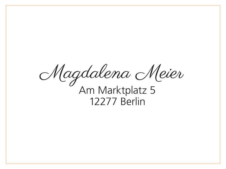 Stempel Adresse Adressstempel Familie Name 49 Umzug Geburtstagsgeschenk Absender Geschenk personalisiert individualisiert Bild 1