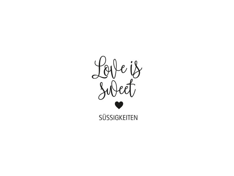 Stamp LOVE IS SWEET #151