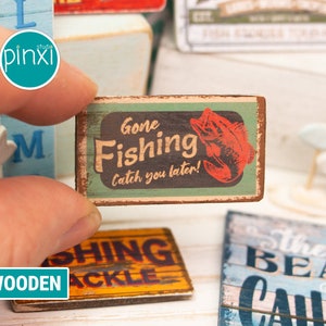 Gone Fishing Sign, Wood Sign, Fishing Love, Fishing Decor, Rustic
