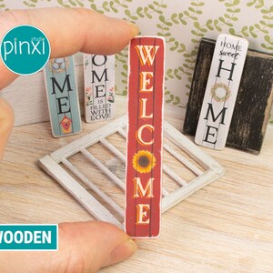 thumbnail interactive-video image 1 of Melody Jane Dark Oak Spice Rack - 1:12 Scale Miniature Kitchen Accessory For Dollhouses 1 of 11