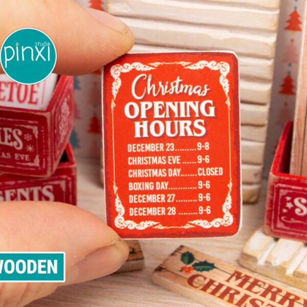 Christmas Opening Times Etsy