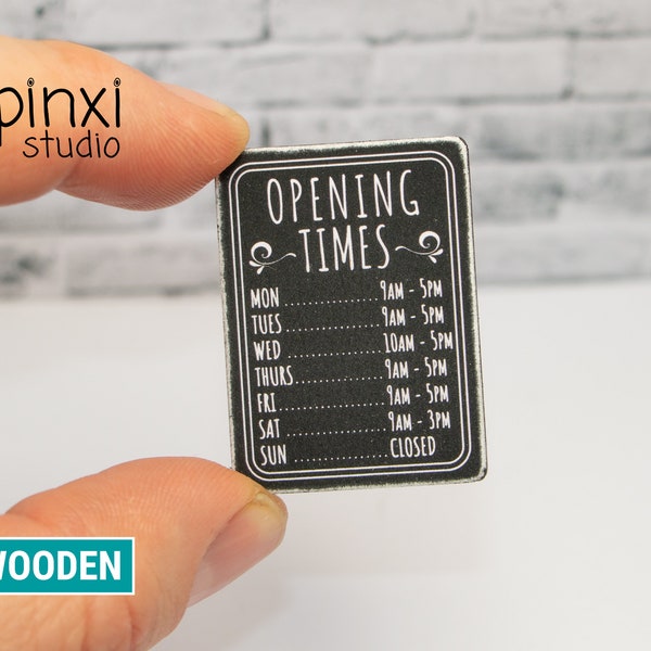 Opening Times Sign Etsy UK