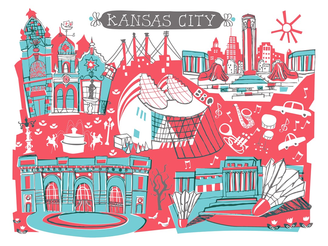 St. Louis MO Wall Art-Custom City Print – Tammy Smith Design