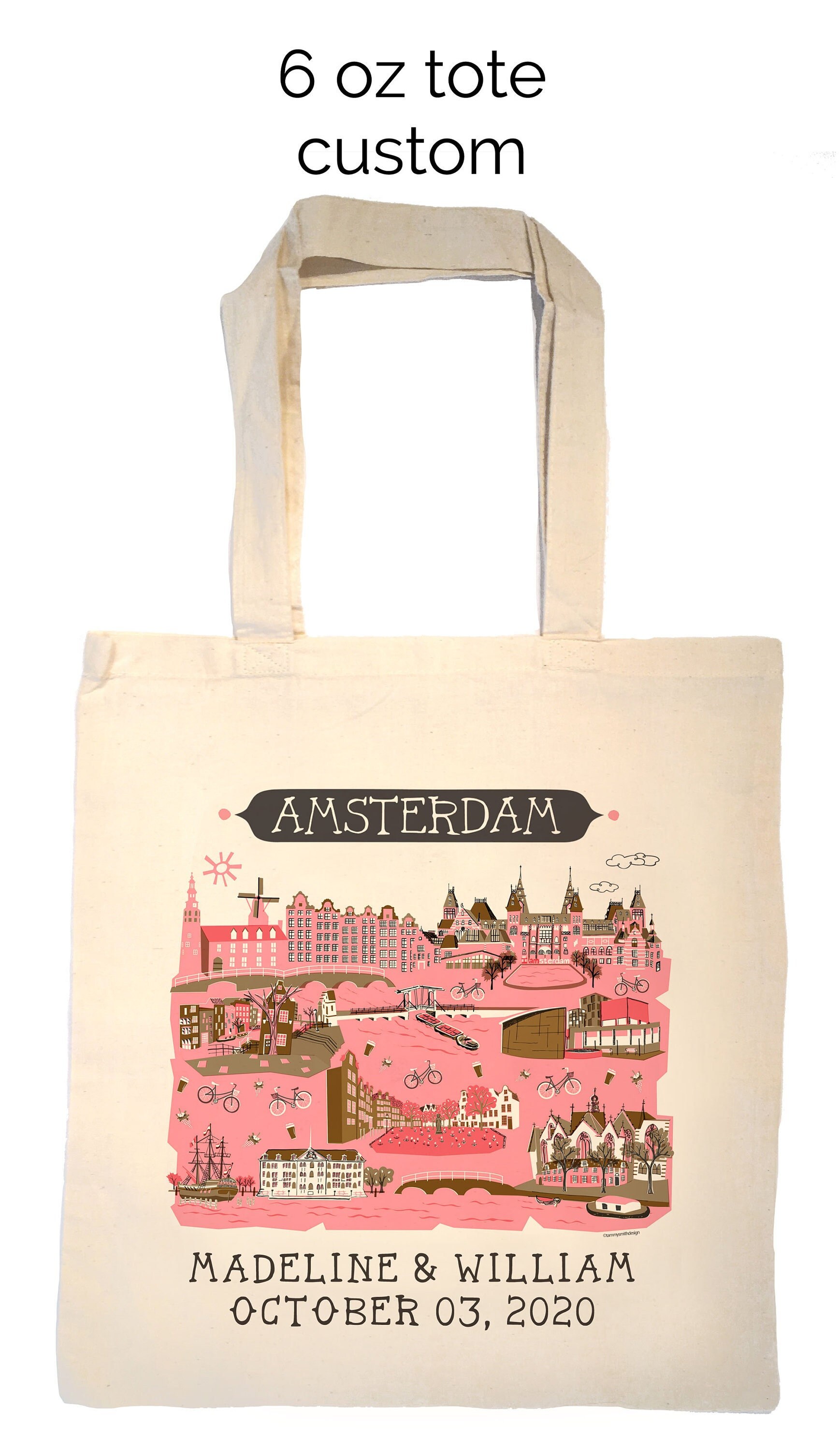 Amsterdam Tote Bag-wedding Welcome Tote