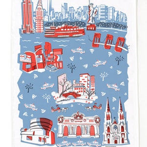New York Tea Towel-Unique Gift City Towel