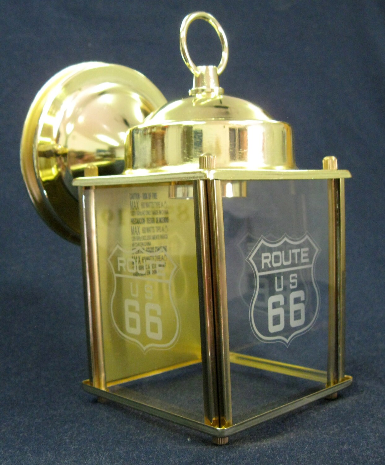 Route 66 Exterior Light Fixture Coach Lantern Polished