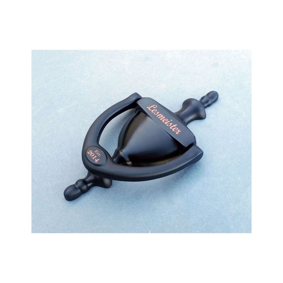 Noknoks Door Knocker Engraved Oil Rubbed Bronze Finish Personalized Gift Boxed Realtor Builder