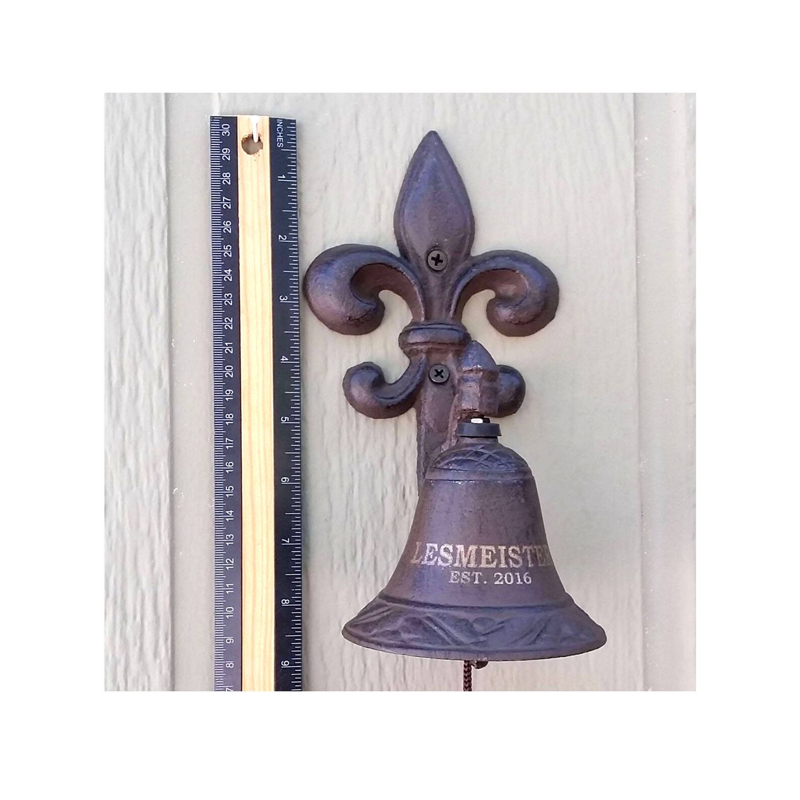 Dinner Bell Door Bell Yard Bell Engraved Personalized Etsy