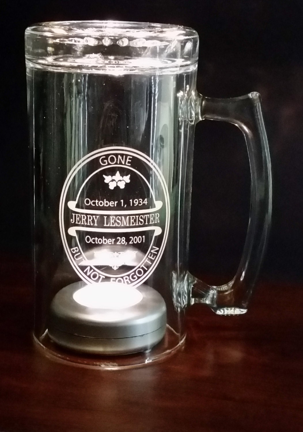 Custom Beer Mug / Monogram Beer Mug / Custom Beer Glasses / Etched Beer  Glasses