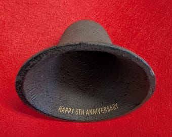 ENGRAVING ONLY - Inside of one of our bells