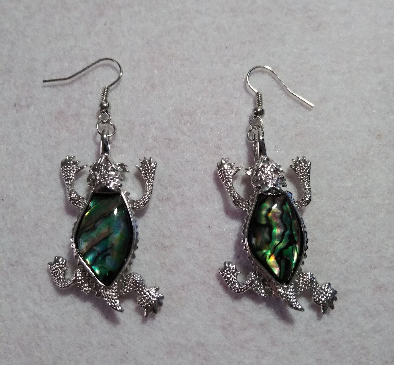 Horned Toad Pendant Necklace Set Etsy