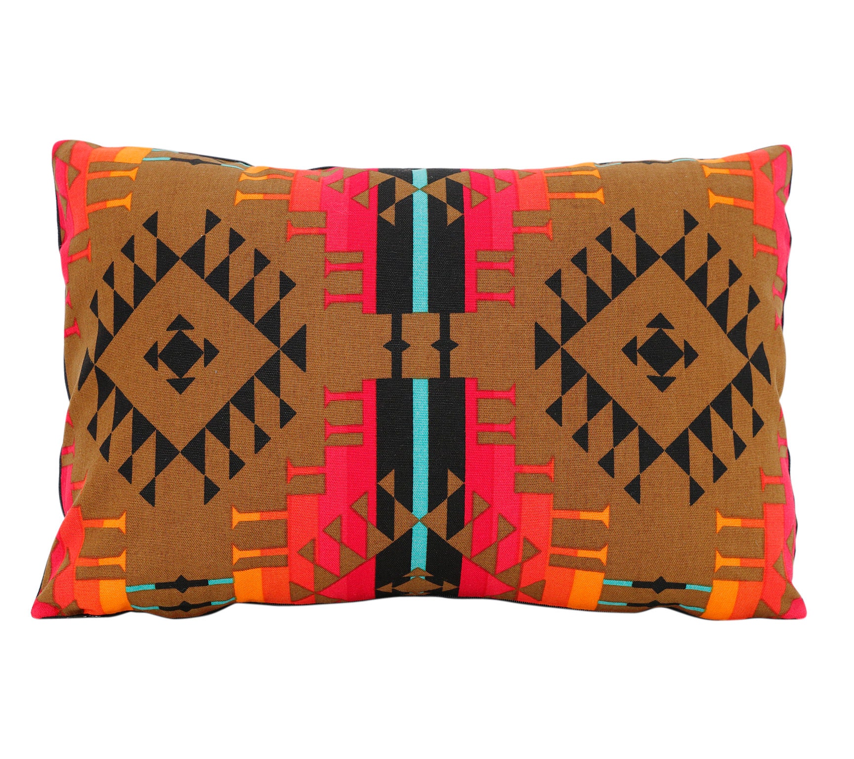 Tribal Reversible Pillow Cover in Light Blue and off White Etsy UK