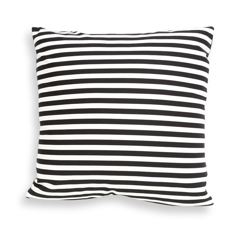 Black and White Abstract Windowpane Reversible Pillow Cover in Etsy