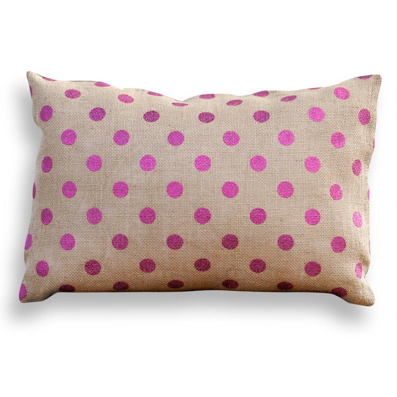 Easter Bunny Burlap Reversible Lumbar Pillow Cover Modern Etsy