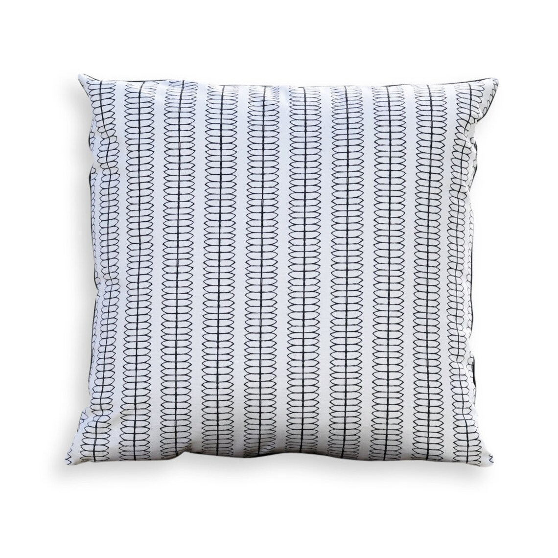 Shibori Reversible Pillow Cover in Indigo Blue Modern Etsy