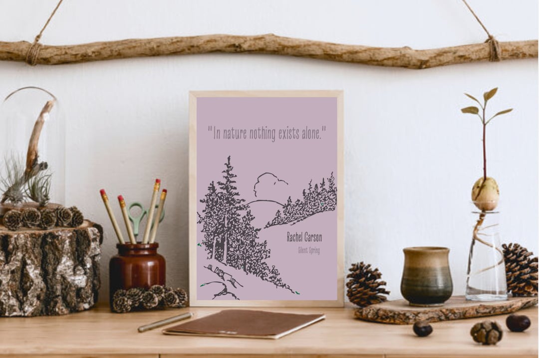 Rachel Carson, Silent Spring, Quote, Digital Print, Wall Art, Printable