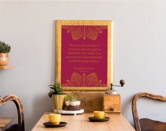 Hermann Hesse, Siddhartha, Quote, Digital Print, Wall Art, Printable