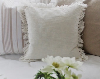 Fringe Pillow Linen, very stylish