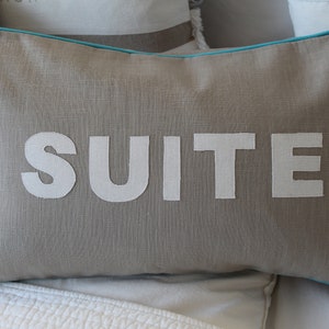 Linen Pillow/cushion Smile, Surf.... Message image 10