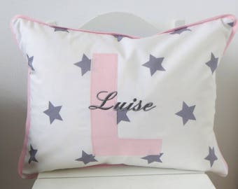 Hamptons style pillow , personalized