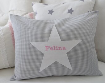 Pillow/cushion with Star and name, personalized