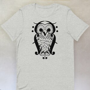 Music Note OWL T-Shirt, available in adult youth sizes image 3