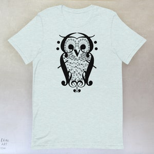 Music Note OWL T-Shirt, available in adult youth sizes image 4