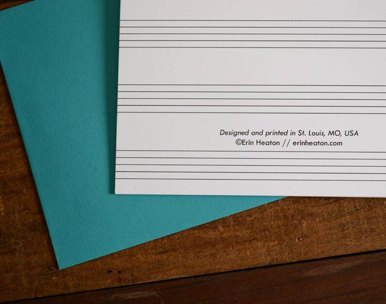 Drum Major / MARCHING BAND Music note card / Thank you note / Music greeting card / Music teacher gift / Band director card / Treble clef image 5