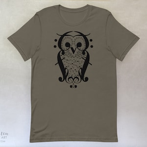 Music Note OWL T-Shirt, available in adult youth sizes image 7