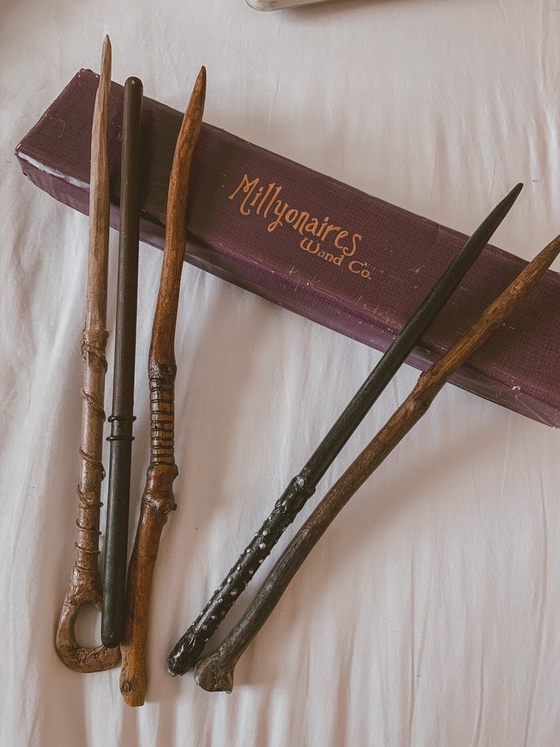 Handmade Customisable Magic Wand Witchcraft and Wizardry Real Etsy