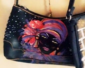 Hand Painted custom design leather purses bags choose from my designs my purses or use yours Shoulder Bag purses totes