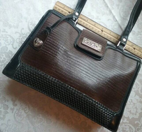 mc leather purse