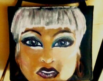 Hand Painted custom design leather purses bags choose from my designs my purses or use yours  Shoulder Bag purses totes