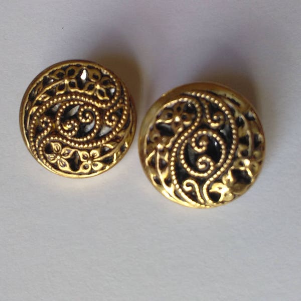 Embossed Buttons - Etsy