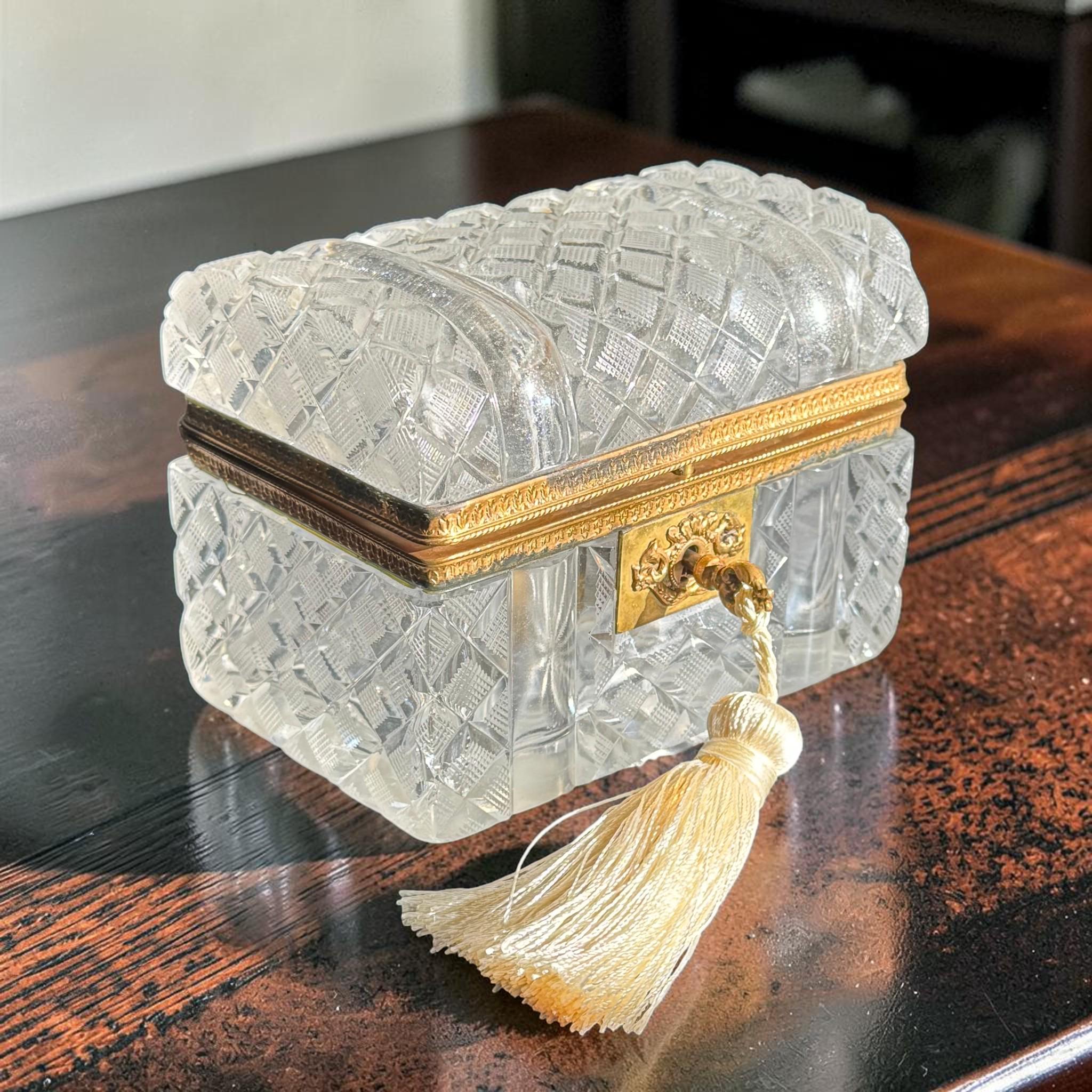 Baccarat Crystal Jewelry Box - Etsy