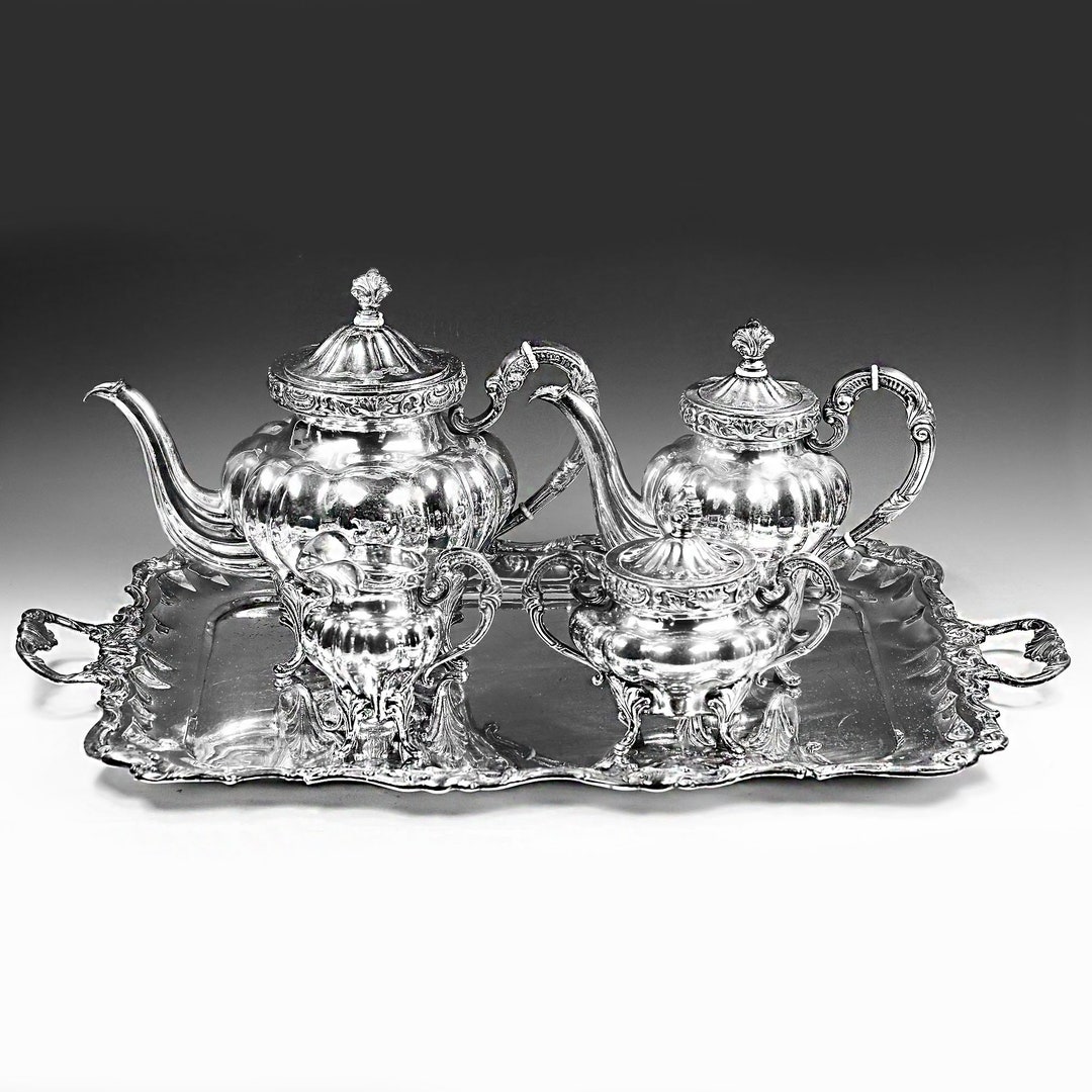 Antique Austro Hungarian Sterling Silver Teapot Coffeepot Etsy