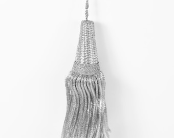 4,5 "Silber Metallic Bullion Quaste, trimmen Posamenten Gewandung Kirche