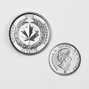 2006 Canada 25 Cent Commemorative issue - The Medal of Bravery, Quarter coin