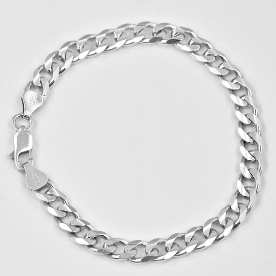 21cm Long Concerto Bella Terra Italy .925 Sterling Silver Curb