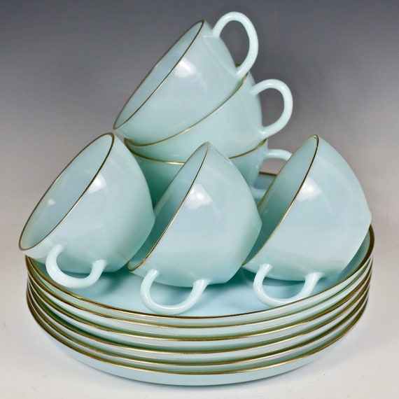 レア Fire King Turquoise Blue Ice Bucket レア Fire King Turquoise Blue Ice Bucket レア Fire King